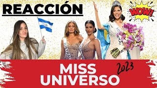 REACCIÓN MISS UNIVERSO 2023 MISS NICARAGUA SHEYNNIS PALACIOS ES MISS UNIVERSE [upl. by Jasmine]