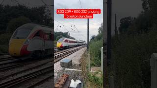 LNER Class 800s passing Tollerton Junction [upl. by Allekram]