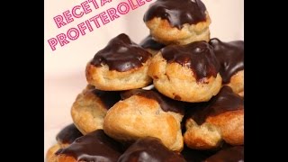 receta de profiteroles y crema pastelera [upl. by Gottuard]