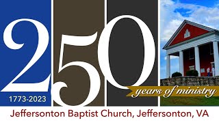 Jeffersonton Baptist Church Sermon on August 20 2023 [upl. by Mclyman]