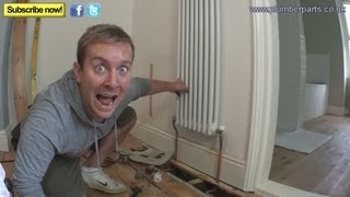 HOW TO INSTALL A COLUMN RADIATOR  Plumbing Tips [upl. by Jurkoic919]