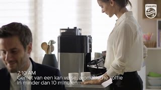 Philips Grind amp Brew Koffiezetapparaat  HD7765 [upl. by Allemap23]