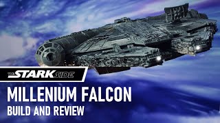 Bandai Star Wars MILLENIUM FALCON 1144 Scale Model Kit Build and Review  The Starkside [upl. by Allebram]