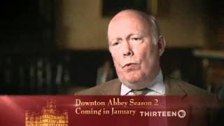 Julian Fellowes Interview about Downton Abbey Pt 1 [upl. by Arni]