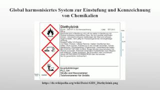 Global harmonisiertes System zur Einstufung und Kennzeichnung von Chemikalien [upl. by Anivas801]