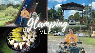 GLAMPING IN KUCHING VLOG 🍃 [upl. by Letsyrk]