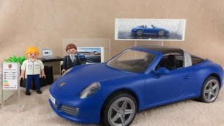 Playmobil deutsch Porsche 911 Targa 4S 5991 blau [upl. by Hermes21]