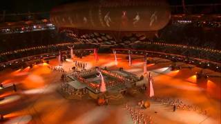 Commonwealth Games Delhi 2010  Opening Ceremony  Full HD  1080p  PART  3  15 [upl. by Mchale]