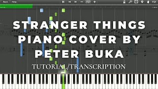 Stranger Things on PIANO by Peter Buka [upl. by Agnew844]