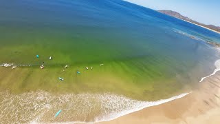 Surfing Tamarindo A DronesEye View [upl. by Maria]