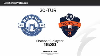 Qoqon1912  Dostlik Toshkent Proliga 20tur [upl. by Runstadler]