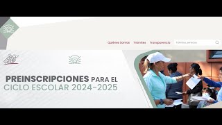 CÓMO HACER EL PROCESO DE PREINSCRIPCIÓN 2024 [upl. by Enrol]