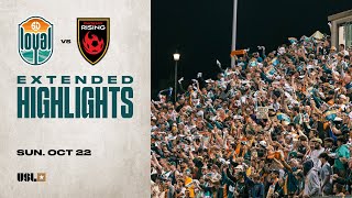 San Diego Loyal vs Phoenix Rising  USL Championship Conference Quarterfinal Highlights 10222023 [upl. by Lightman]