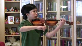 Bach Gavotte in D major Suzuki Book 5 Violin [upl. by Petras]