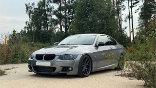 E92 lci space grey in the forest m3 style mirror caps light JR SL01 wheels michelin ps4s tyres [upl. by Granniah882]