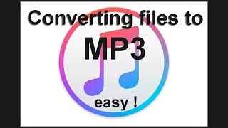 Converting iTunes music to mp3 files  EASY [upl. by Kiersten]