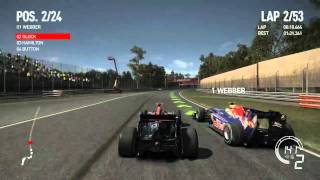 CodeMasters  F1 2010  RedBull Hunt 01 Monza [upl. by O'Connor687]