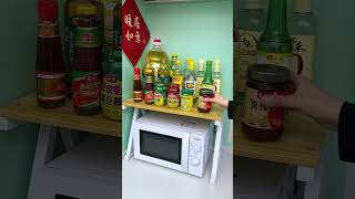 multilayer microwave oven rack is convenient and neat for storage [upl. by Alemap358]