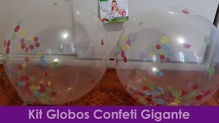 kit globos confeti gigante [upl. by Okwu508]