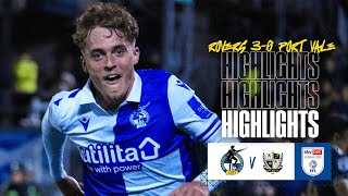 Match Highlights  Rovers 30 Port Vale [upl. by Powder]