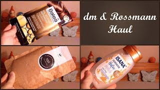 Dm amp Rossmann Haul  September  FranzisPflegeKiste [upl. by Carnahan]