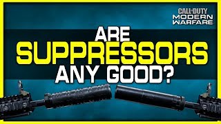 Are Suppressors Any Good in Modern Warfare Which Suppressor is Best [upl. by Notaes]