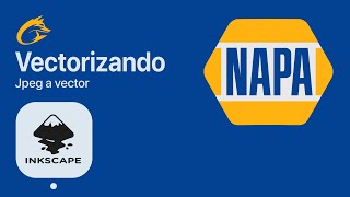 Vectorizando Logo Napa con Inskcape 14 [upl. by Osborn625]