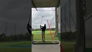 7 Wood shot tracer on LIVGolf Adelaide weekend shottracer golf shortsclip [upl. by Eidnas882]