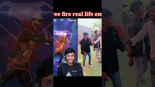 Did you seen Free Fire Emote in real life  😵‍💫 Wait For That Boy 🥹 shorts [upl. by Eetsim]