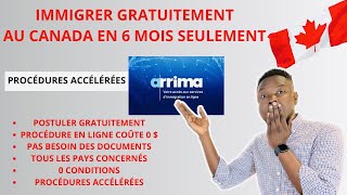 NOUVEAU PROGRAMME ACCÉLÉRÉ DIMMIGRATION AU CANADA 🇨🇦 ENTRE 20232024 COMMENT POSTULER 100 GRATUIT [upl. by Natiha]