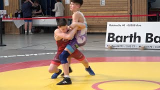 Wrestling  Ringen MDM 2024 in Aue Jugend B U14 52 kg Mollenhauer  Hohmann [upl. by Flann873]