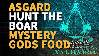 Asgard Hunt the Boar Mystery Food of the Gods Assassins Creed Valhalla [upl. by Blakeley]