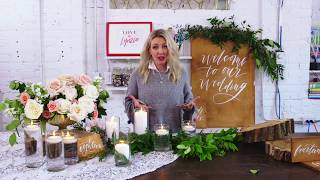 Create Your Own GreeneryFilled Wedding Decor with Lynzie Kent [upl. by Corissa]