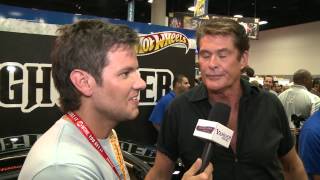 Interview w David Hasselhoff Comic Con [upl. by Draned595]