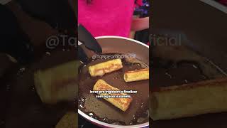 🤩 CHURROS DE PREGUIÇOSO sobremesafácil receitasdeminuto receitadacamila churros docedeleite [upl. by Nester117]