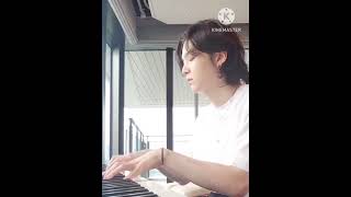 Looking back towards past Min Yoongi playing Piano minyoongi suga [upl. by Euqcaj]