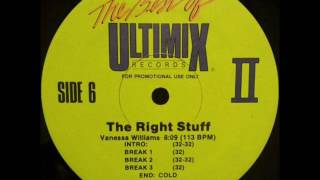 Vanessa Williams  THE RIGHT STUFF Ultimix [upl. by Renckens]