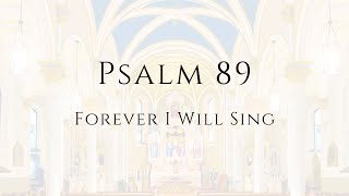 Psalm 89 Forever I Will Sing recording with sheet music [upl. by Lek]