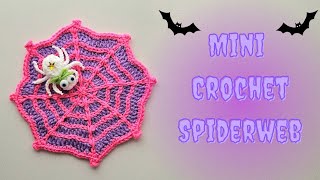 Coqueta Telaraña 🕸 y arañita 🕷 en CROCHET  Complemento 12 para brujita amigurumi [upl. by Merrili]