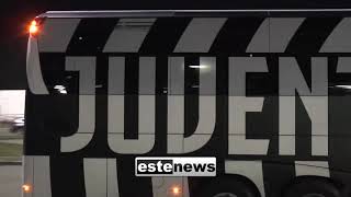 JuveInter i pullman arrivano allo stadio Controlli allingresso [upl. by Brandtr]