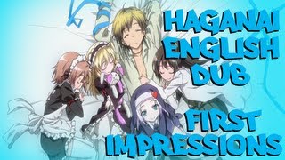 Haganai  I dont have many friends English Dub Episodes 1amp2 First Impressions [upl. by Evalyn]