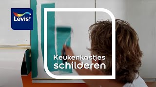 Keukenkastjes van melamine schilderen tips amp tricks  Levis letscolour [upl. by Brodsky]