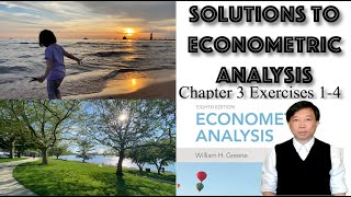 【Solutions to Econometric Analysis】Tutorial 1 Chapter 3 Least Squares Regression Exercises 14 [upl. by Llewellyn694]