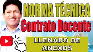 Llenado de ANEXOS Contrato DOCENTE [upl. by Yvaht]