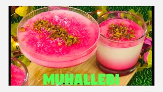 Muhallebi Recipe  Malabi Pudding Recipe by Bangladeshi Mom Singapore [upl. by Ayirp]