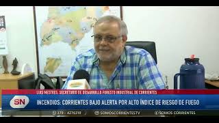 LUIS MESTRE CORRIENTES ALERTA POR ALTO ÍNDICE DE RIESGO DE INCENDIOS [upl. by Tarsus301]