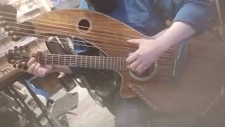 Timberline T70 HGC harp guitar with Brunner Muriel Trebles [upl. by Hafler]