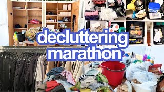 I decluttered my whole house in 2024  1 HOUR Decluttering amp Organizing Marathon [upl. by Doreg]