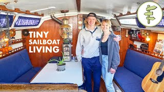 Couples LowCost Living on a Sailboat in the City [upl. by Aicital]