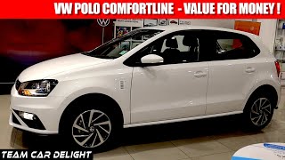 Volkswagen Polo Comfortline 2021  Walkaround Review with On Road Price  Polo 2021 [upl. by Malvie229]